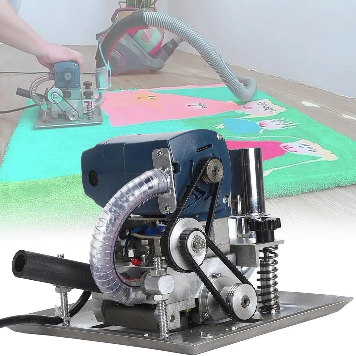 Inch Roterende Snijder, ruimtebesparend ontwerp 5 Kg, Instelbare Diepte,850 W Vermogen En 10.000 Tpm, Snelle Verwijdering Van Pluisjes,3-Inch