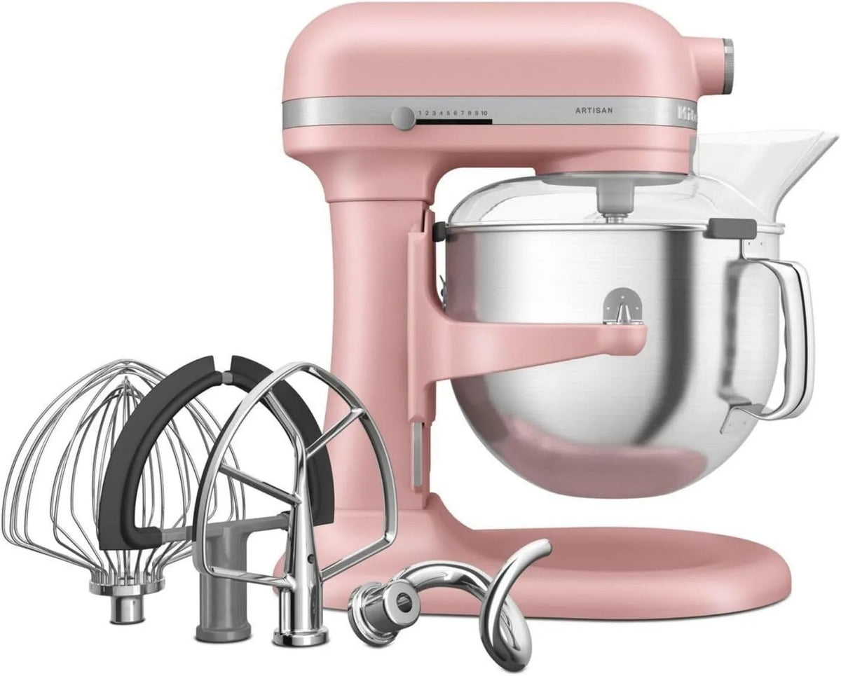 KitchenAid Artisan Keukenmachine in Hoogte Verstelbaar, 6,6L Dried Rose