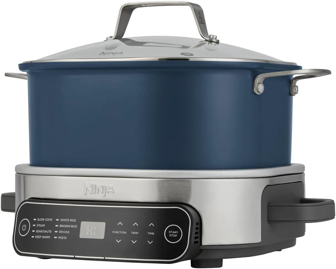 Ninja Foodi PossibleCooker Middernachtblauw MC1101EU met 240°C, 28 cm, 42 cm, 29 cm en 8-IN-1
