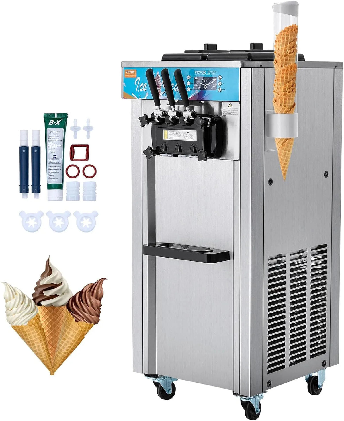 Machine met 21-31 l, 1800 W, 5,5 l, 21 l, 32 °C, 14 minuten en RVS
