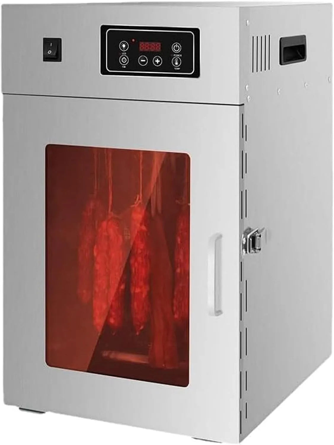 Droger met 30-90°C, 800 W, 24 uur, 30 minuten, RVS en gerichte luchtcirculatie