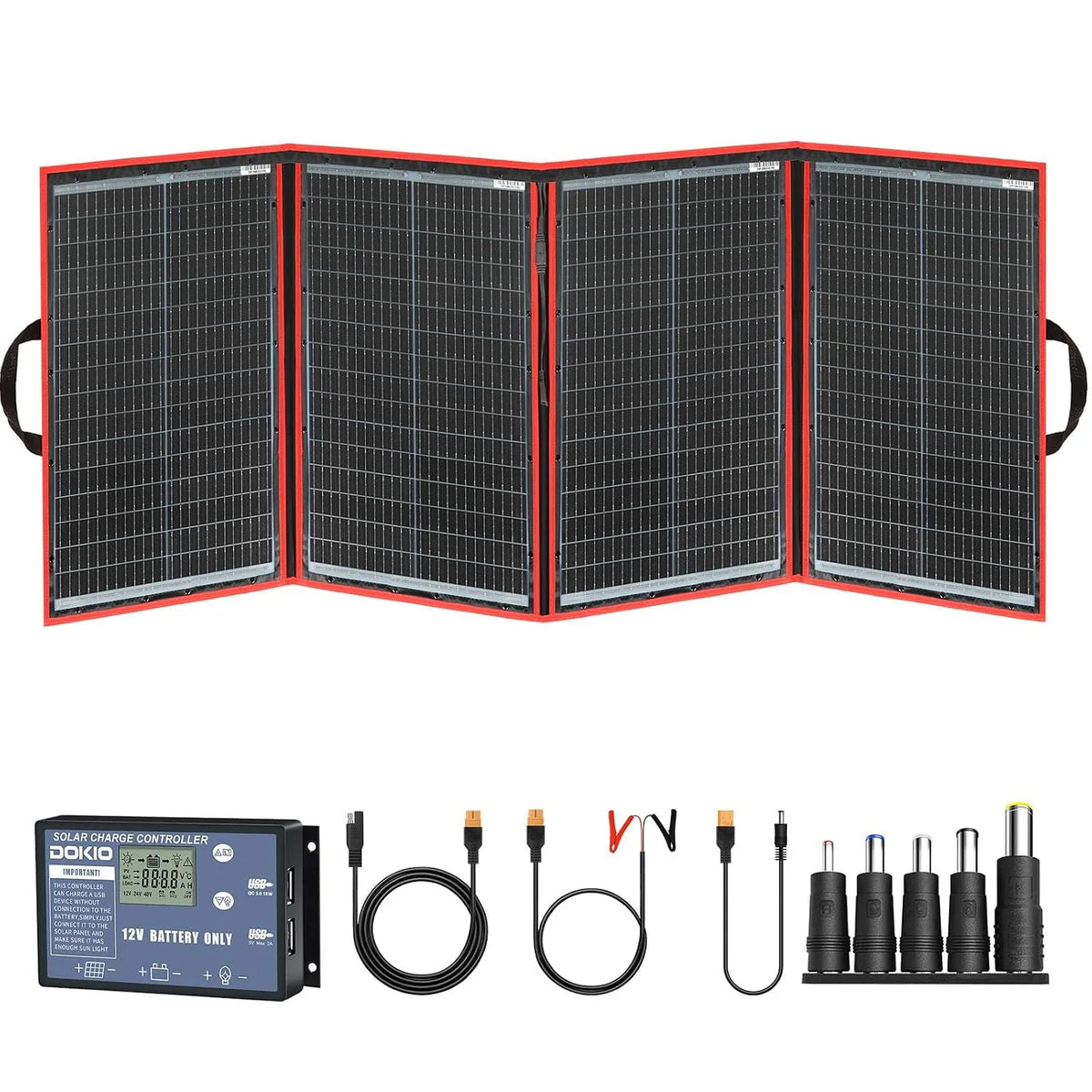 Zonnepaneel, 200 W, 20A-controller, caravan camper camping Auto Boot Batterij opladen