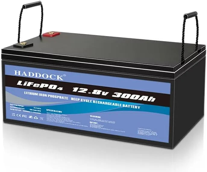 Batterijset LiFePO4-accu met 5000 Deep Cycle Lithium-ijzerfosfaat, fotovoltaïsche systemen., Batterijen met een lange levensduur,12V 300Ah