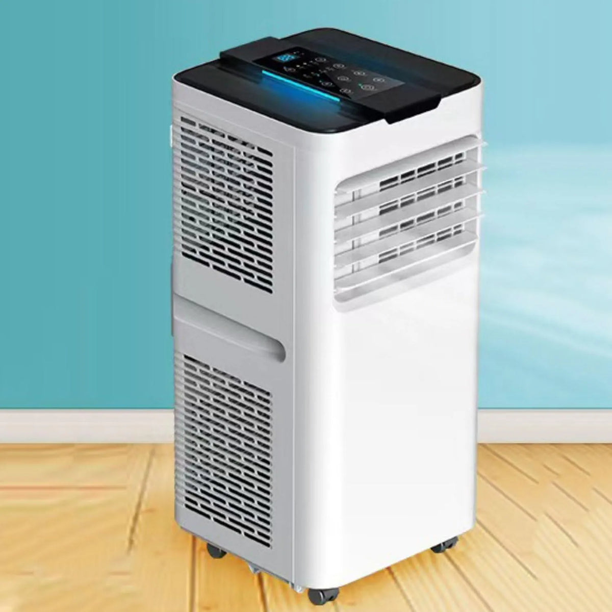 Mobiele airconditioner, 350 m2, LED-display, raamkit voor slaapkamer, 24-uurs timer, slaapmodus, kantoorappartement