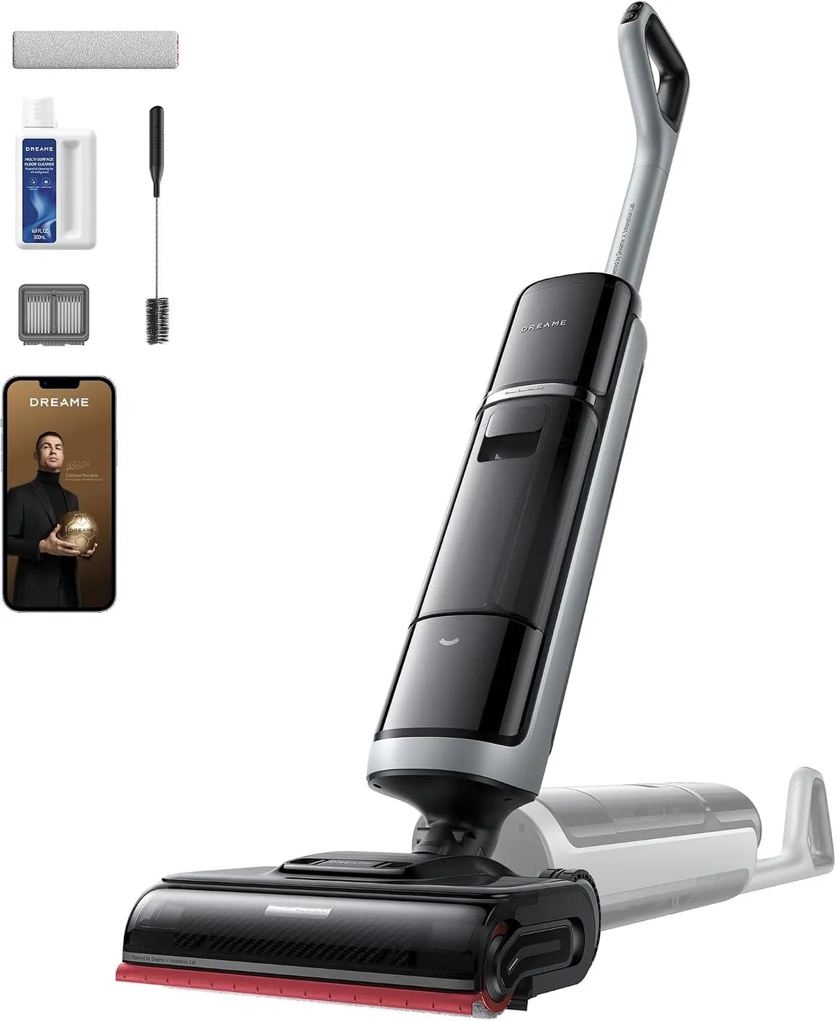 Dreame Stofzuiger met 85 °C, 22kPa, 100 °C, 90 °C, 55 °C, 22.000 Pa, 5 minuten en geluidsarme werking