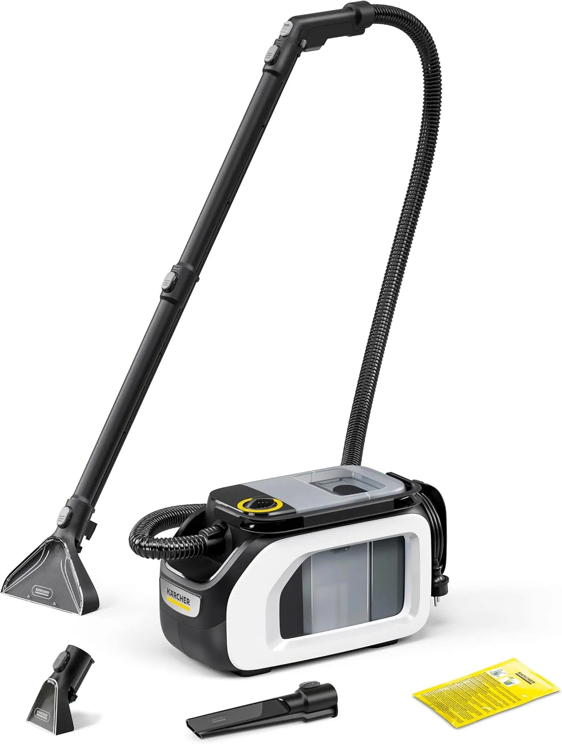 Karcher SE 3 Compact Stain Remover met 500 W, 1,7 l, 43 x 41 x 55 cm, aluminium en grijs