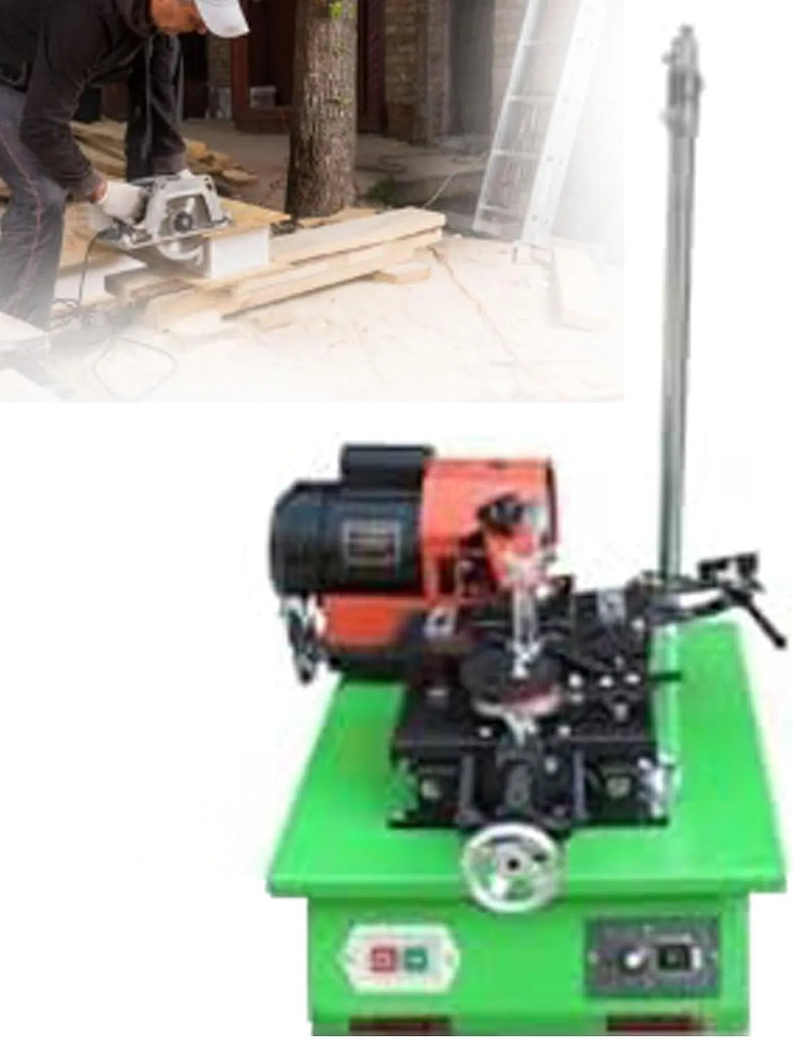 Haakse slijper, 250 W, Zaagbladenslijper, 650 x 480 x 390 mm, 110V