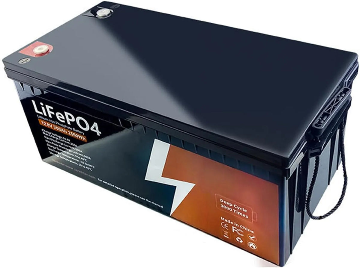 12.8V, 12.8V 50Ah 100Ah 200Ah Lithium-ijzerfosfaatbatterij LiFePO4 2560Wh Meer dan 4000 keer opladen en ontladen Deep Cycle-batterij voor camper
