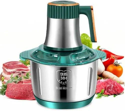 Molen met 500 W, 5 l, 5 snelheden, RVS, blauw en groen, inhoud 5 l