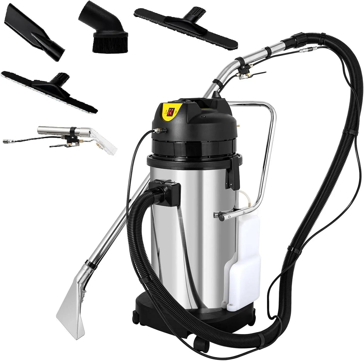 Stofzuiger met 1034 W, 3-in-1, waterreservoir en RVS, 40 liter