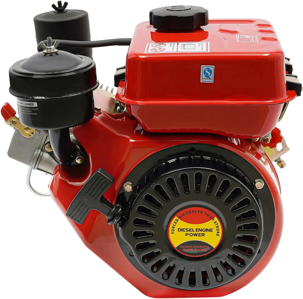 2,2 KW 4-takt dieselmotor met 2,2 KW, 3,5 l, aluminium en rood