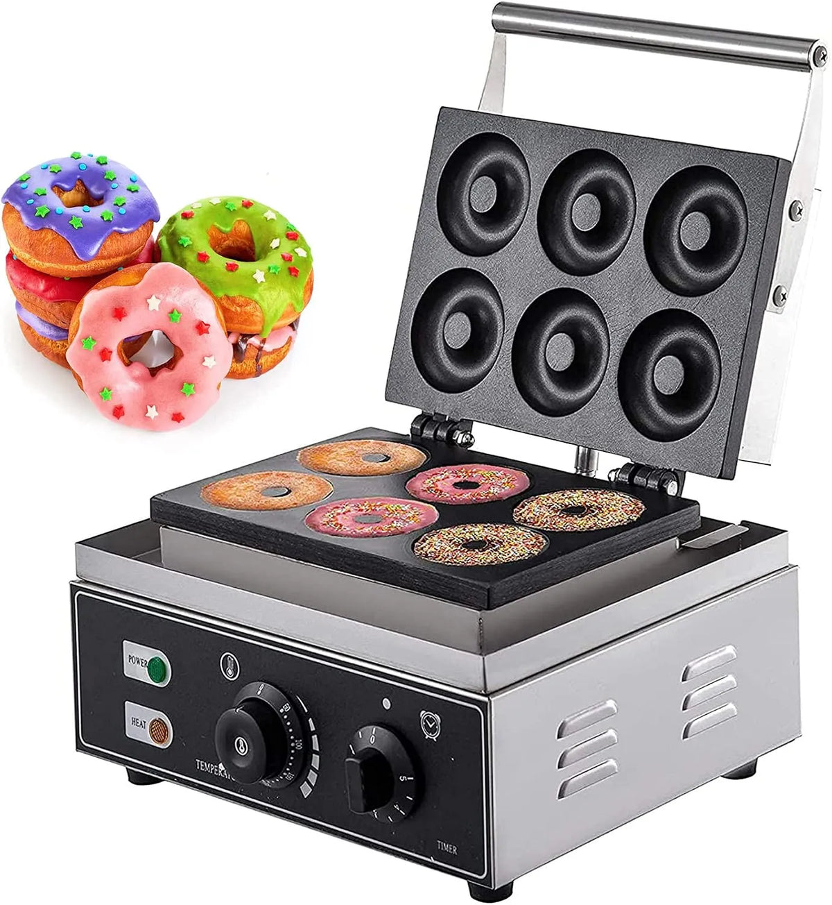 W Donut Machine, 1550 W, 50-300°C, Dessertwinkel, Koffieshop