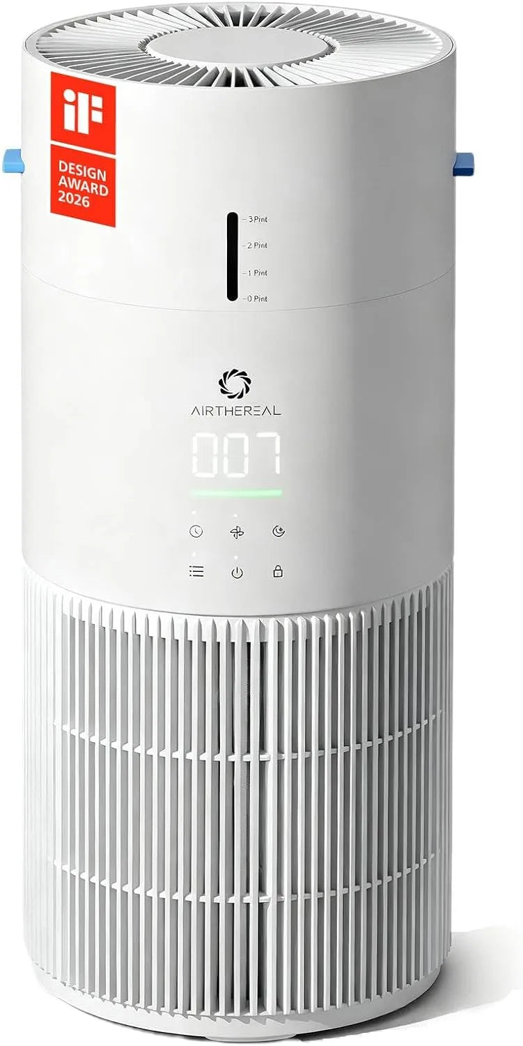 Luchtreiniger, AEH300, 2-in-1, 125 m2, 3-traps filter, luchtkwaliteitsmonitor, geluidsarm slaapmodus
