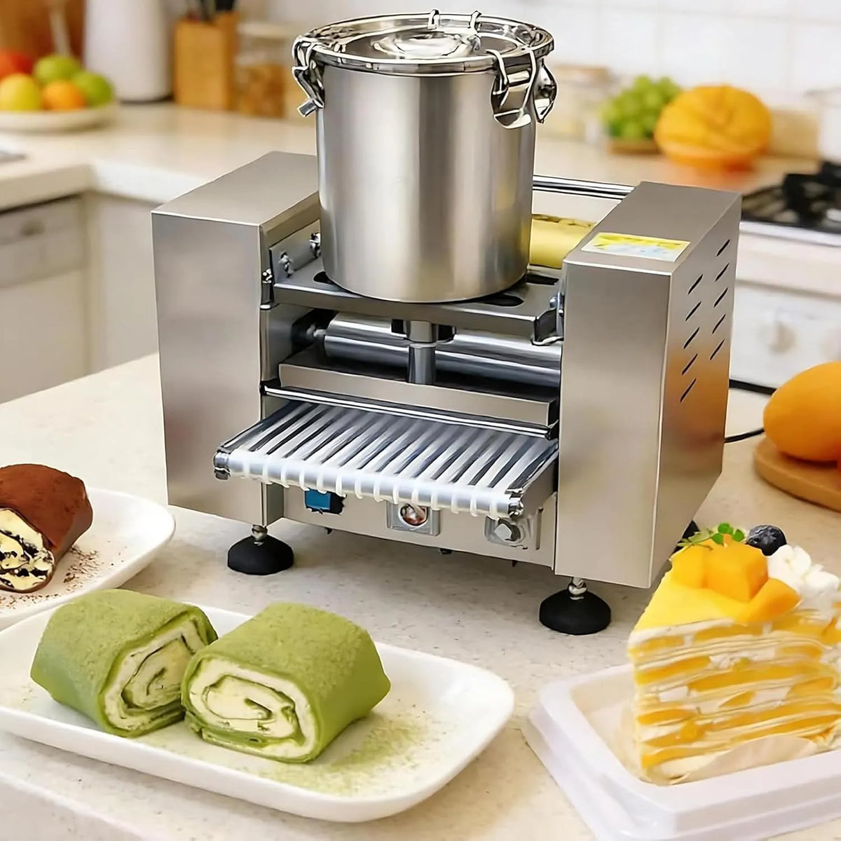Crêpe Machine, Automatische Mille Crêpe Cake Maker, ideaal voor commercieel gebruik
