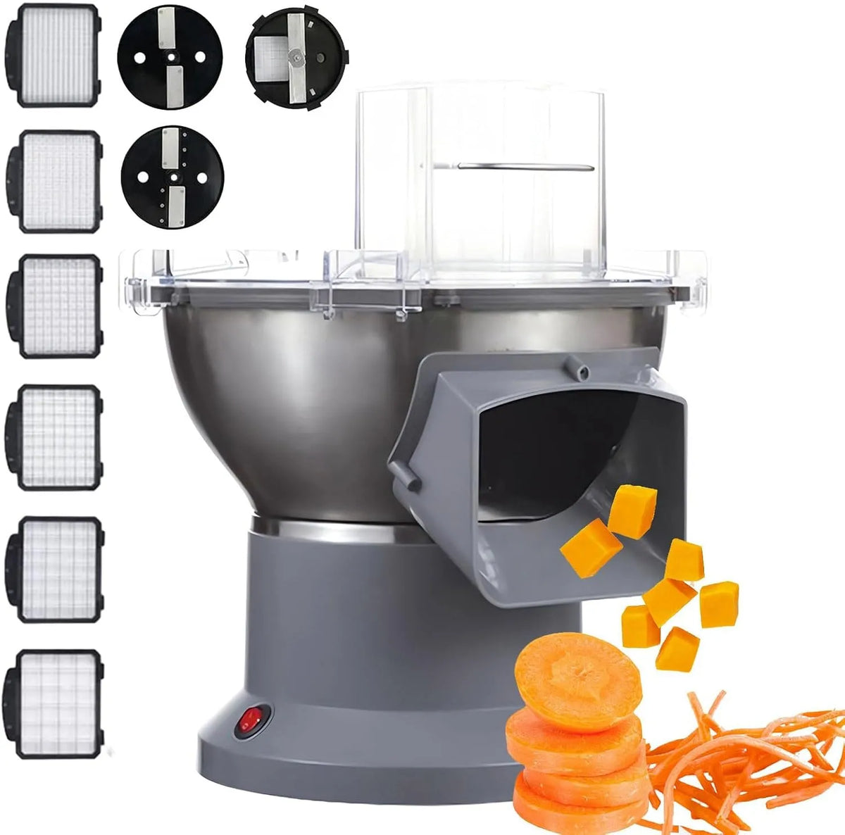 Machine met 360 x 360 x 420mm, 200 W, 4,3 inch, 5KG en RVS, Elektrische Voedsel Snijmachine