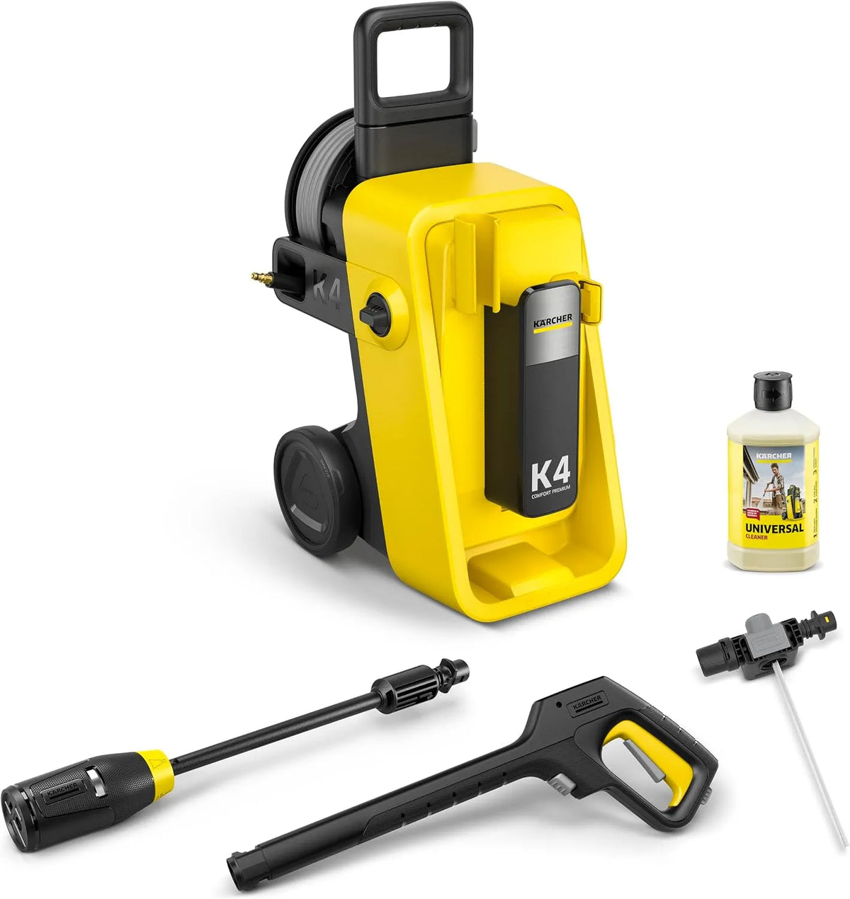 Kärcher Hogedrukreiniger met 130 bar, 420 l, 30 m2, 17 kg, 4-in-1, 1 l en 2-in-1