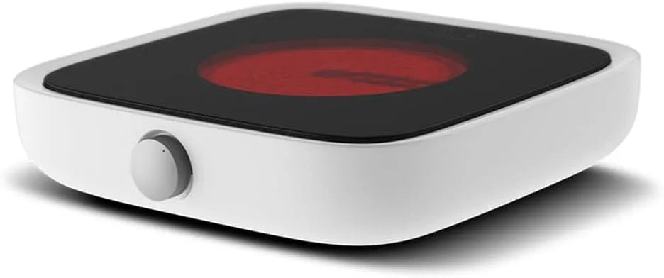 Verwarming met mobiele uitvoering, Theepotverwarmer, ronde randverwarming en inductiekookplaat