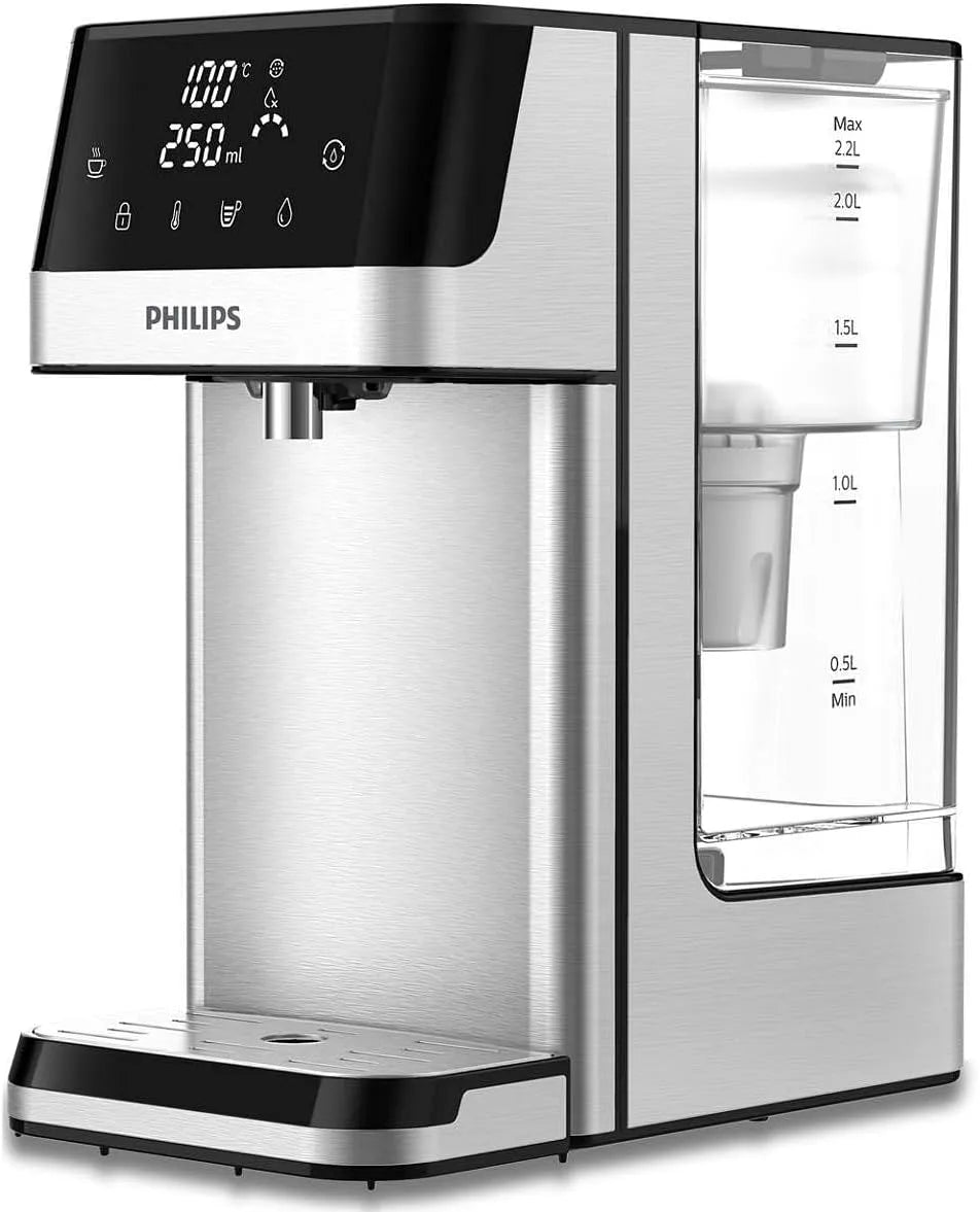 Philips Waterstation met aanraakbediening, 150 ml, 250 ml, 300 ml, 400 ml, 500 ml en waterreservoir