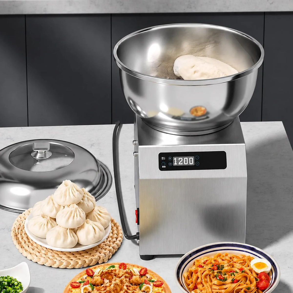 Machine kg/17.6lb met 8kg, Timer, 30 MINUTEN en RVS