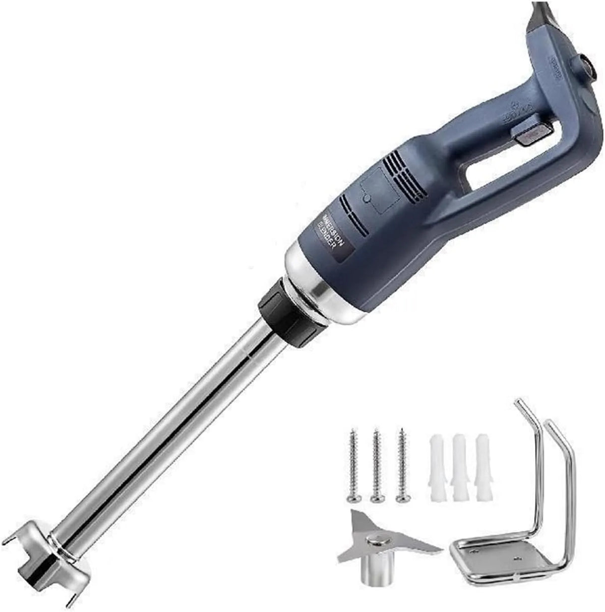 Veiligheidsknop Ruimtebesparend Verdikt mes Commerciële staafmixer Elektrische handmixerstick voor verschillende soorten voedsel Stabiliteit Behouden