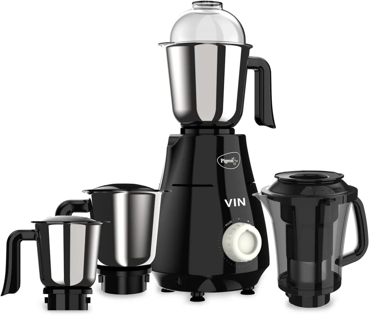 Pigeon by Stovekraft VIN 750 W Mixer Grinder met 4 multifunctionele potten met 750 W