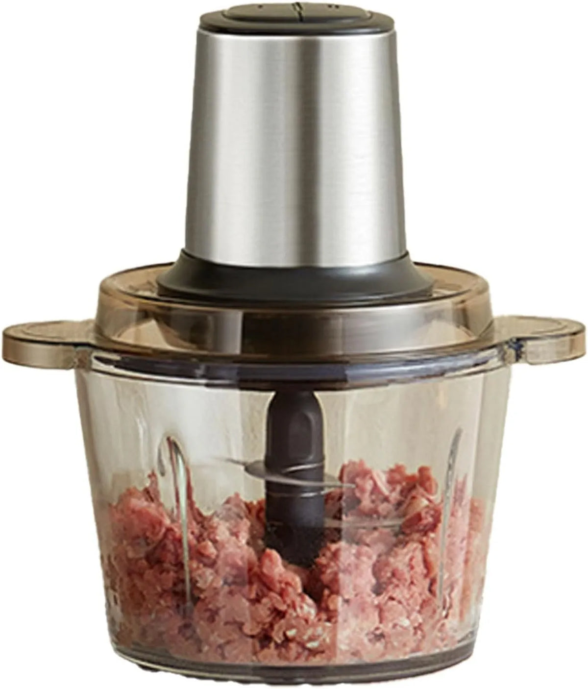 Keukenmachine met 500 W, Snel & Gemakkelijk Opruimen, 3L, Glazen Kom Chopper Mixer met 6 Bladen voor Vlees Groenten Knoflook en Compact