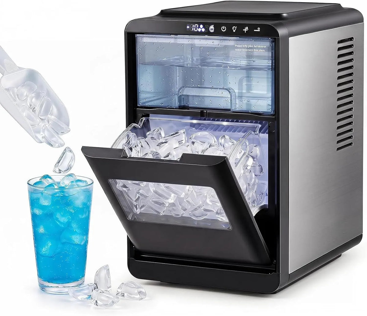 Machine met 36 x 24 x 40 cm, 15 minuten, 20 minuten, 1,8 l, 170 W, 220 V, waterreservoir en RVS