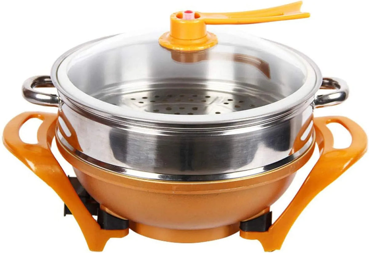 Deksel en Stoomboot, 4.6L, Stoofpot Koken Pot Machine Hotpot Noedels Eieren