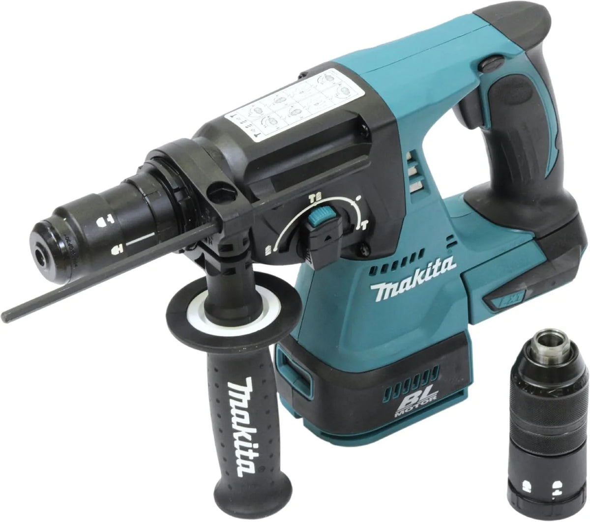 Makita, lader, 18 V, 160 mm, 14 mm, 24 mm, vloer als in de muur. DHR243Z Zonder accu's