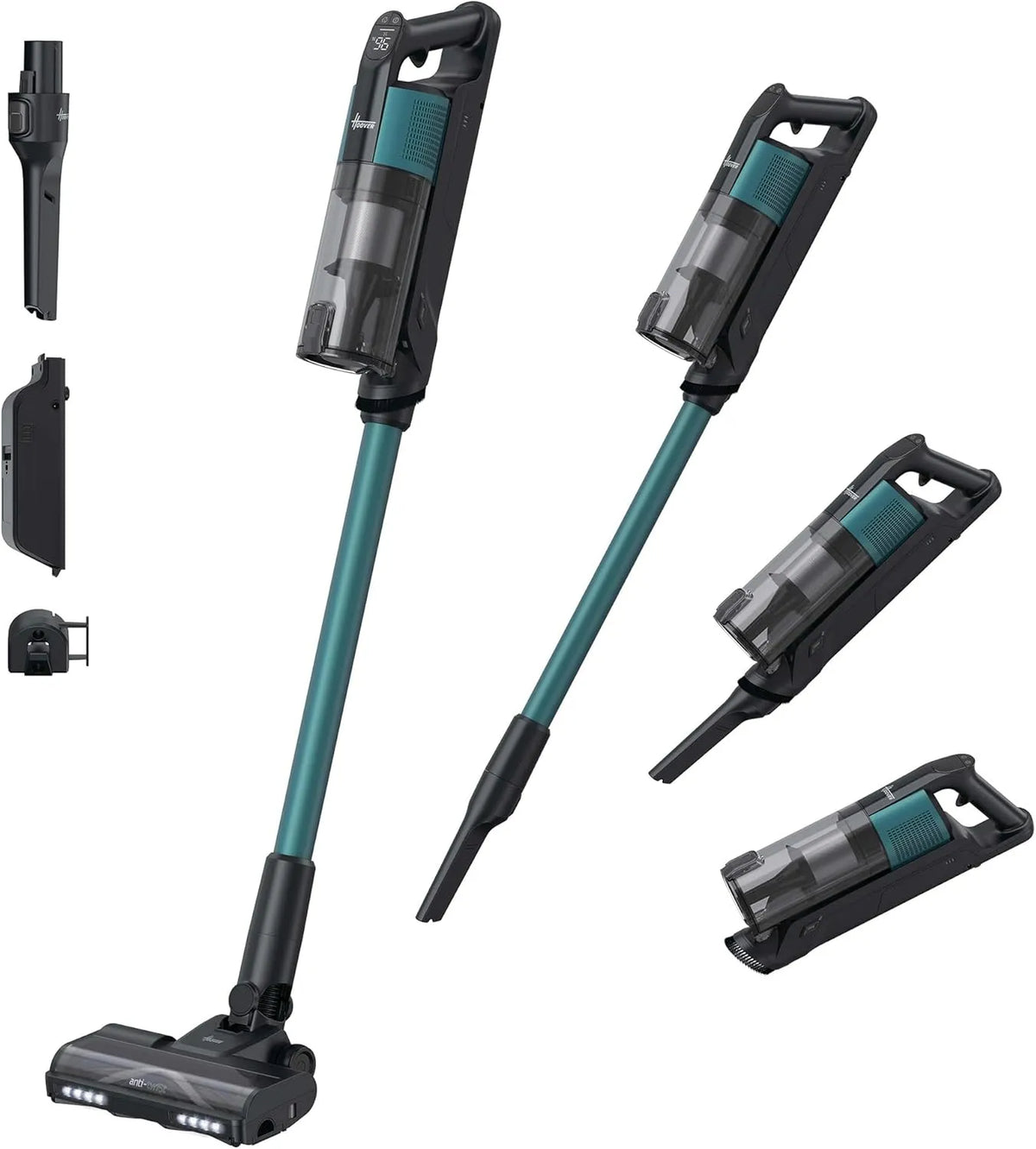 Hoover Kruimeldief HF3 met 300 W, draadloze werking, stofzuiger Draadloze HF3 Core Accustofzuiger, met 60 minuten looptijd, handstofzuiger