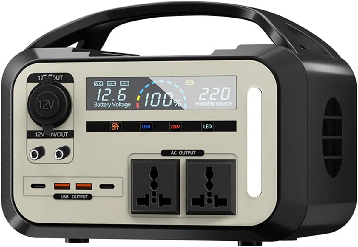 Outdoor draagbare mobiele voeding 220V grote capaciteit kraam zelfrijdende tour live-uitzending camping nood-thuisback-up met 220V, 350 Wh, mobiele