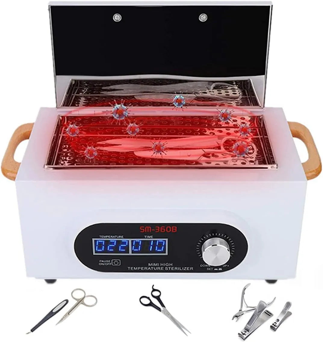 200°C hoge temperatuur sterilisator met LCD-scherm, 2200ML, 200°C hoge temperatuur sterilisator met LCD-scherm, timer