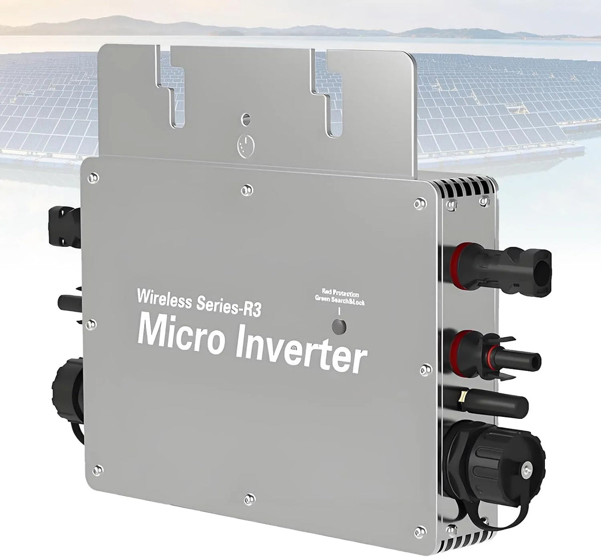Spanningsomvormer met 1600 W, 700 W, wifi, zonne-energie en aluminium