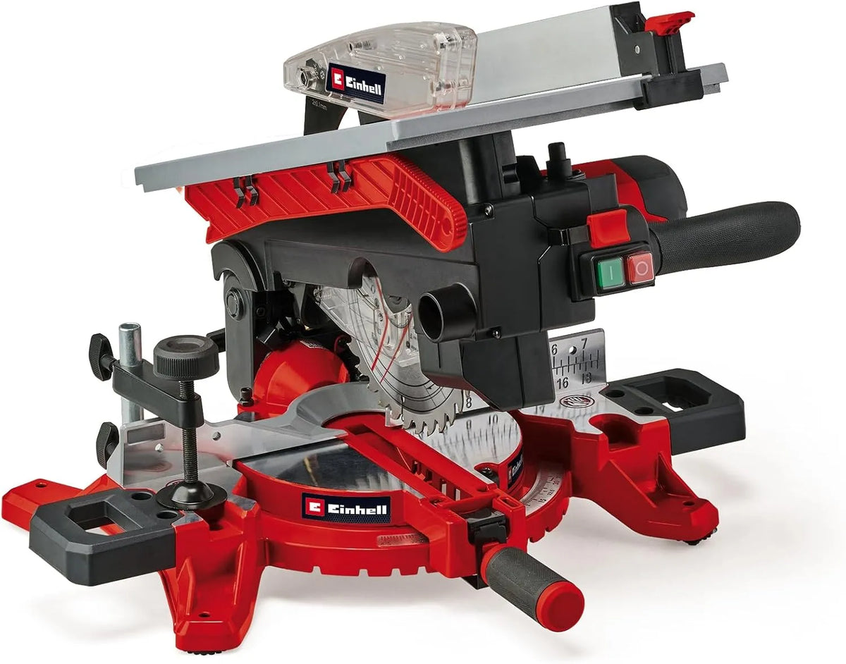Einhell, Cirkelzaag, 216 mm, 120 mm, 55 mm, 36 mm, 2-in-1 machine - De Einhell afkort-/verstekzaag