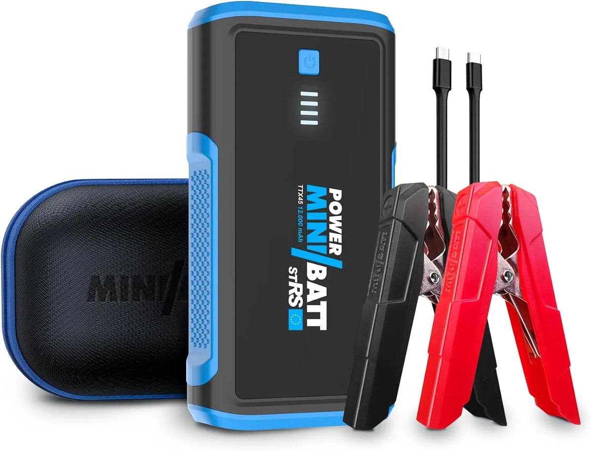 Minibatt TT45 STR Starthulp TT45 met 12.000 mAh en 3.500 cc, benzine en diesel tot 3.500 cc