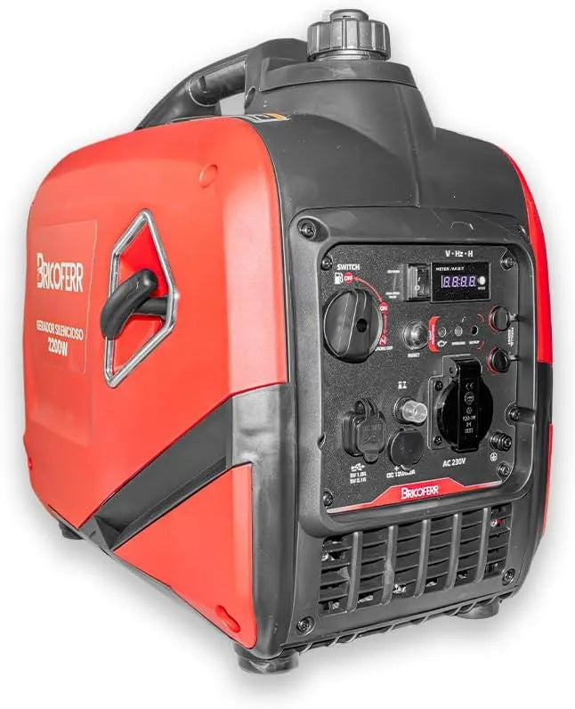 Generator, 3,5 pk, Bricoferr geluidsarm generator, 2200 W