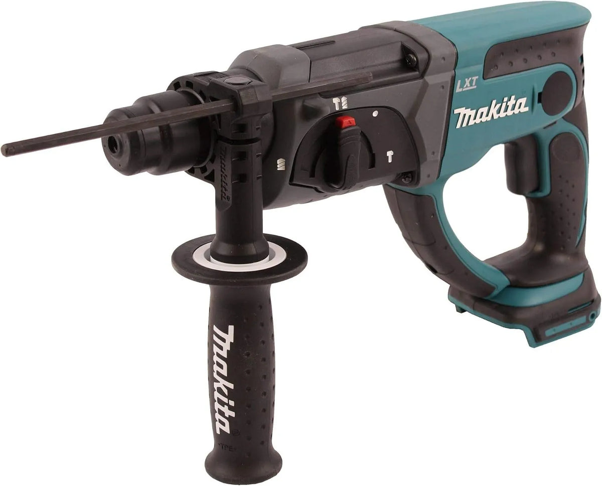Makita, Boormachine, DHR202Z, alleen behuizing, zilver, blauw