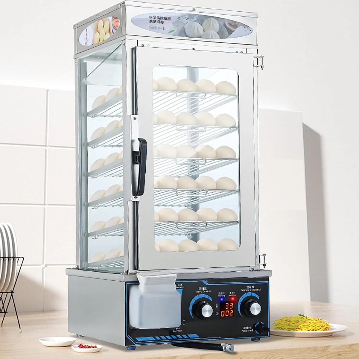 Gelijkmatige Verwarming, Commerciële Elektrische, Instelbare Temperatuur 30-110 ° En Timing 0-120 Min, 360 ° Gelijkmatige Verwarming, 5-laags