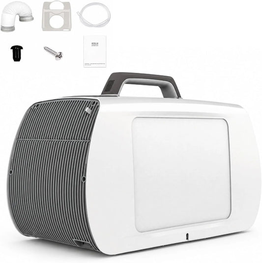Mobiele airconditioner Indoor5500Btu met 5500 BTU, 6200 BTU, 10 M2, 55 DB, 3600 W, 24V, 4-IN-1 en 3 SNELHEDEN