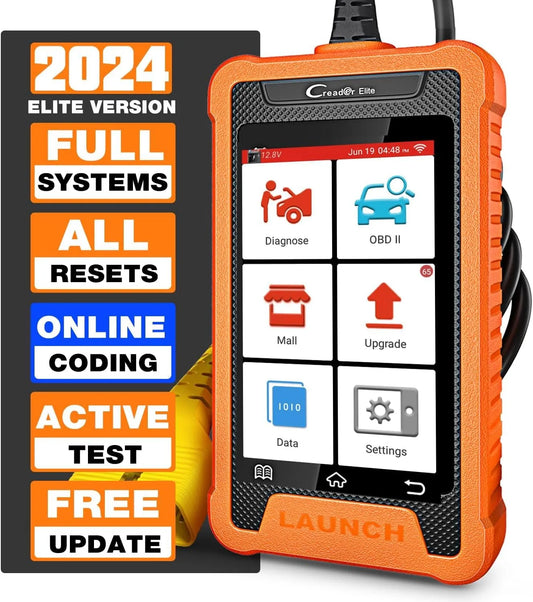 Systeem Bidirectionele Scanner, X431, OBD2, 50+ Reset-Functie, ECU-Codering Auto VIN