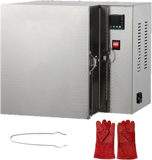 Inbouwoven met 1500 W, 800 °C, 34-38 minuten en regelbare thermostaat