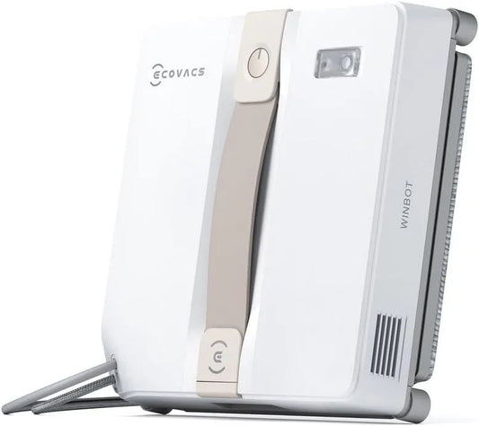 Ecovacs Raamreinigingsrobot met 30 cm, 50 - 80 mm, 4 mm, 50 mm, obstakelvermijding en beige