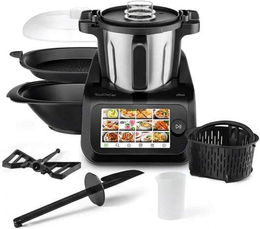 Keukenmachine, 3,5 l, 15 programma's, wifi, Ufesa TotalChef RK6 Multifunctionele keukenmachine, 30 functies, intelligent, digitaal display