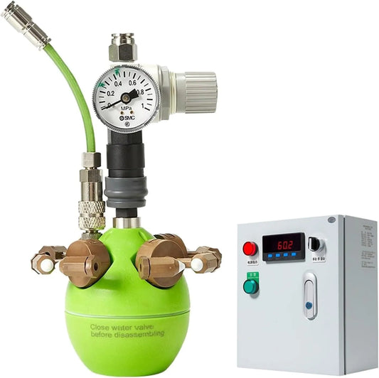 9,5-10,5 l, voor fabrieken, 3-5 micron commerciële luchtbevochtiger met vochtigheidsregelaar, 4 mistuitgangen, 9,5-10,5 l/u