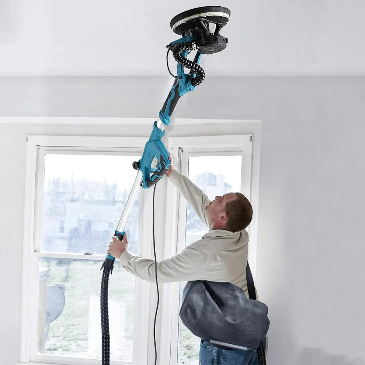Machine met 1800 W, 1 x 2 m, 220V, 50Hz, 5 snelheden en blauw