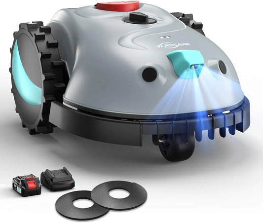 Robotmaaier, 150 m2, 150 obstakelherkenning, met visie-navigatie, reservemessen, magneetband