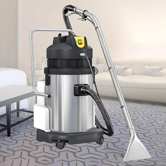 Stofzuiger, 1034 W, 2-In-1, Tapijtshampoo-Machine voor Dieptereiniging In Hotels en Kantoren 40L, Commerciële Tapijtreinigingsmachine