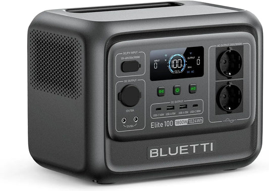 BLUETTI, Draagbaar powerstation, Elite 100, 1024Wh, een LifePO4-accu