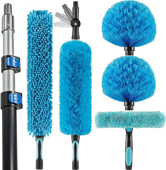 20 voet High Ceiling Fan Duster met 5-12 voetverlengingspalen met aluminium