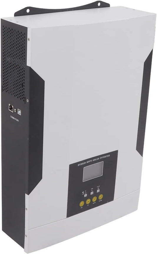 Spanningsomvormer, WiFi, 24 V DC Naar 230 V AC, 3500 W Zuivere Sinusomvormer met MPPT-controller, Ejoyous Oplader voor Zonne-energie-omvormer